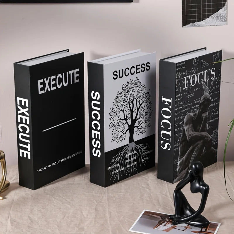 3 Inspirational Desk Decor Books Suitable Home Office Room Fake