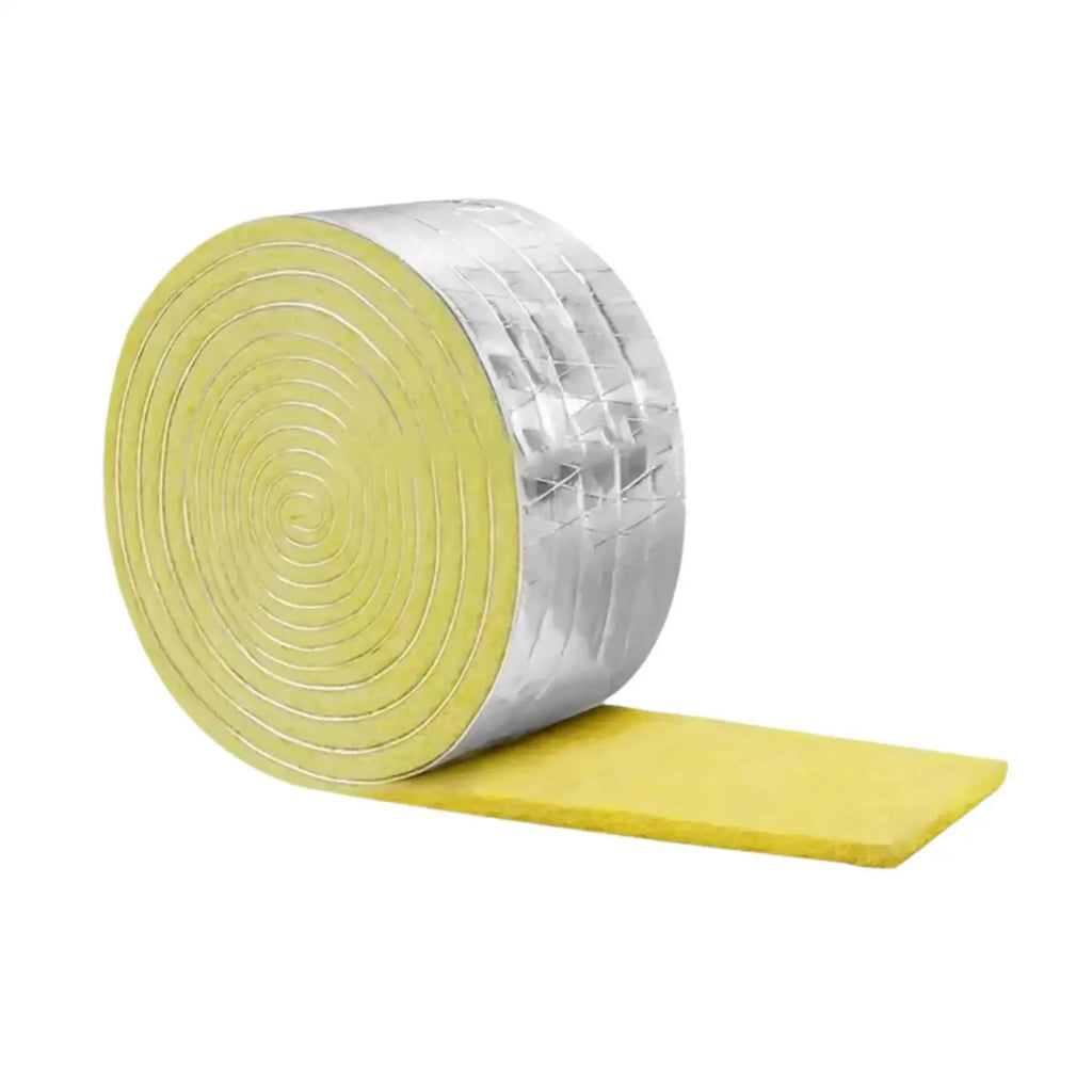 Pipe Insulation Tape 33ft AC Line Protective Glass Wool Wrap Winter Zpaxo