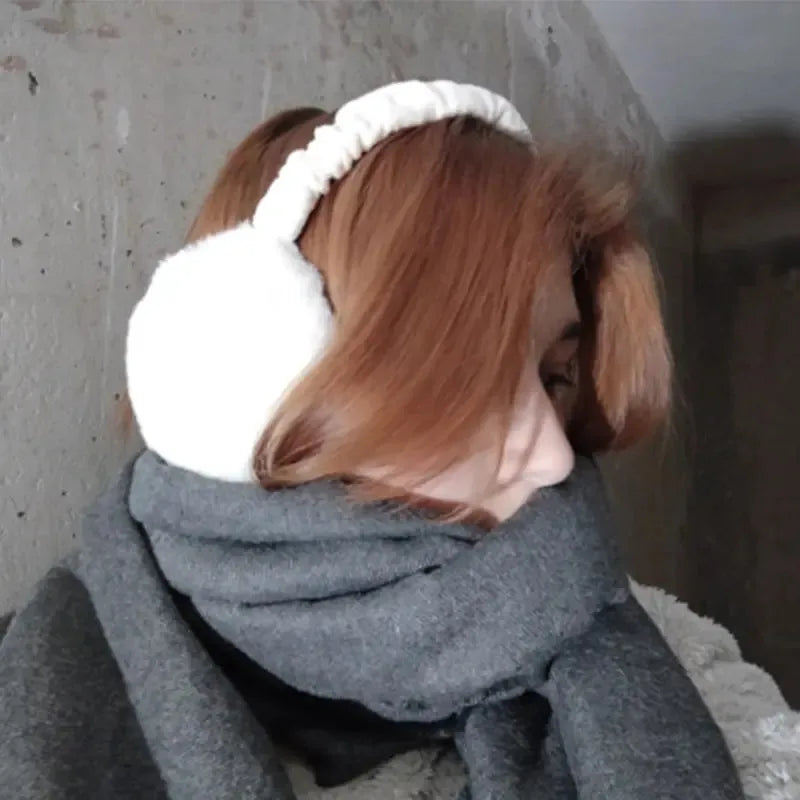 Soft Plush Ear Warmers – Winter Earmuffs for Women & Men