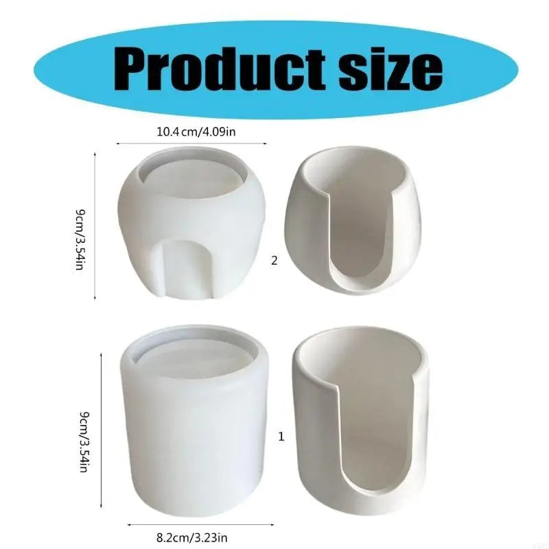 Cylinder Silicone Molds Holder Epoxy Resin Decoration