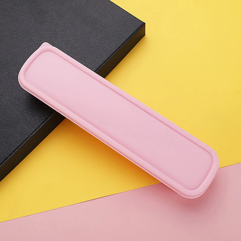 Multicolor Portable Cutlery Case Spoon Fork Tableware Box Storage Zpaxo Pink
