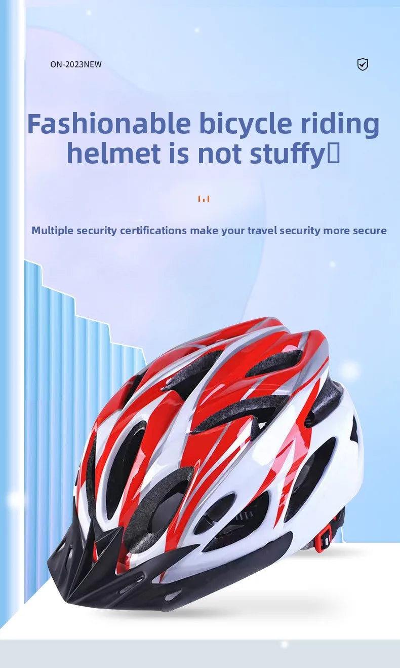 Adjustable Comfortable One Bike Helmet Mountain Road Cycling Skating