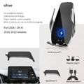 Car Phone Holder For Toyota CH-R IZOA Coupe-High Rider 2018-2022 Screen navigation wireless charging rack accessories Zpaxo for CH-R 18-22