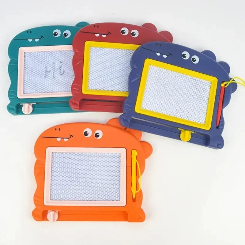 Magnetic Writing Board Children's Cartoon Dinosaur Painting Puzzle Zpaxo