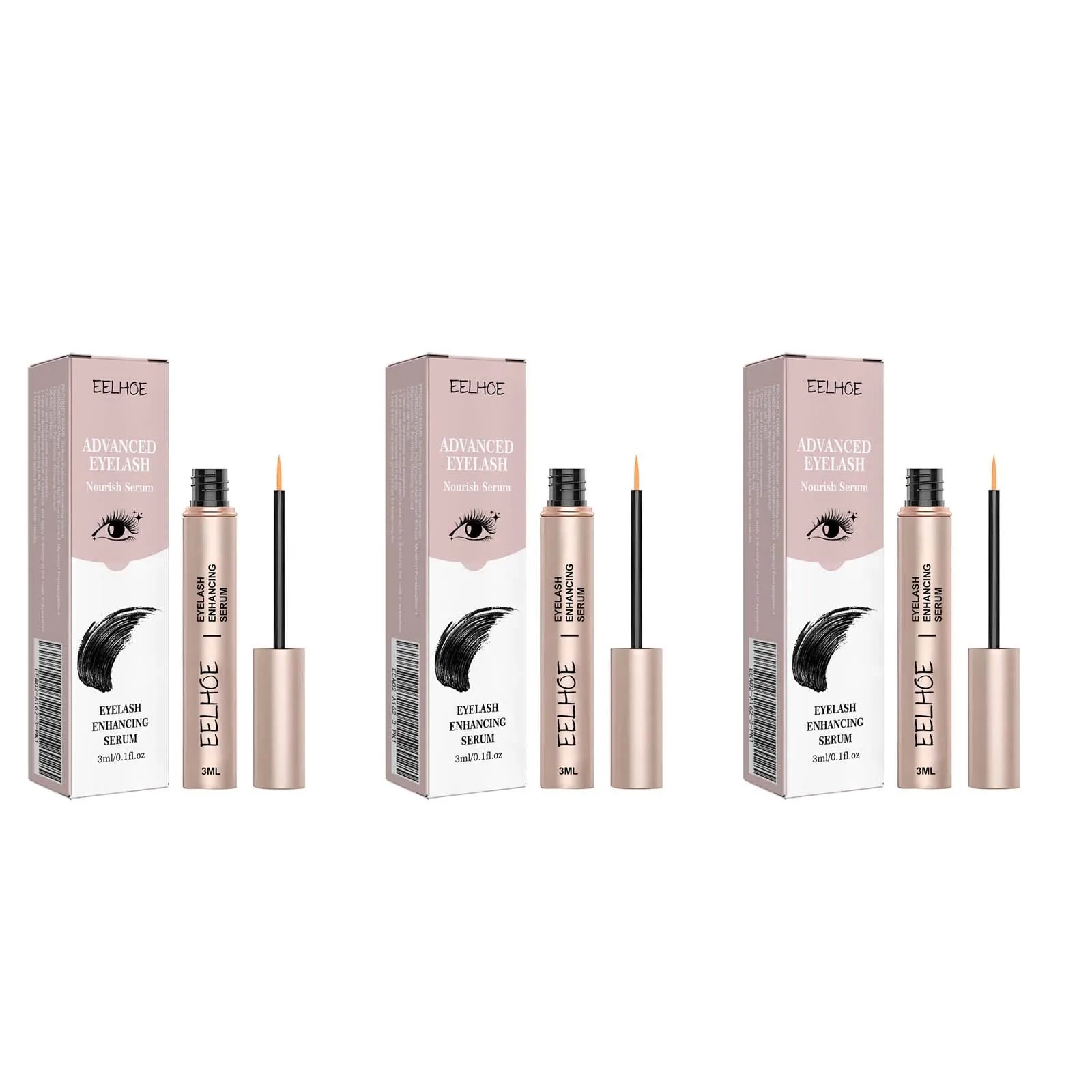 Eyelash Growth Serum – Fuller, Thicker & Longer Lashes Eyelash Growth Serum Zpaxo 3pcs 3ml boxed