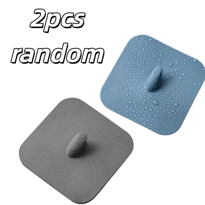 1/2pcs Universal Drain Cover – Odor & Pest Proof for Shower, Bathtub Sink, Bathroom Drainage Protection Zpaxo 2pcs random
