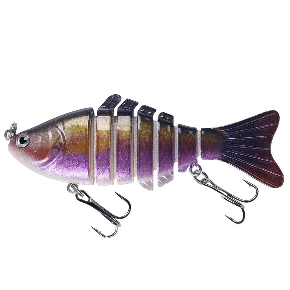 Sinking Wobblers Fishing Lures Lifelike Multi Jointed Swimbait