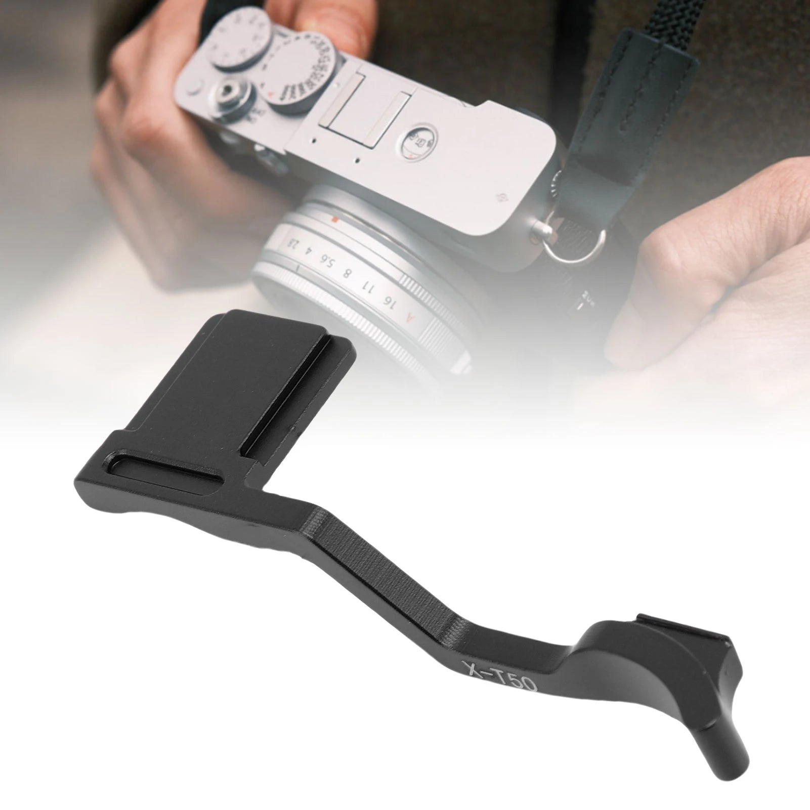 Camera Thumb Support Grip Shoe Cover Hand Ergonomic Fit Aluminum