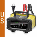 FOXSUR 12V/24V 10A Smart Battery Charger – AGM LiFePO4 GEL