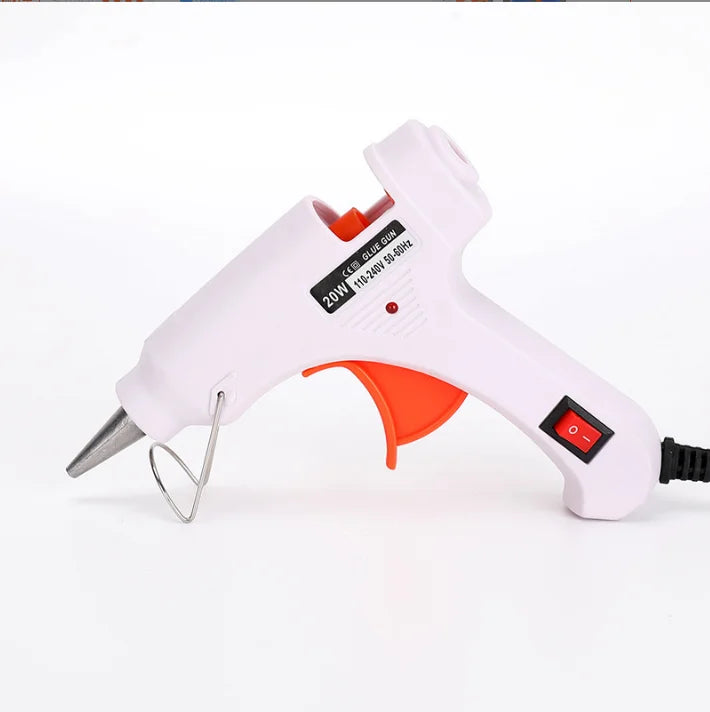 Hot Melt Glue Gun20W Hot Melt Glue Gun Using Glue Stick for DIY Handicrafts, Arts and Crafts, Christmas Gifts, Quick Home Repair Zpaxo US