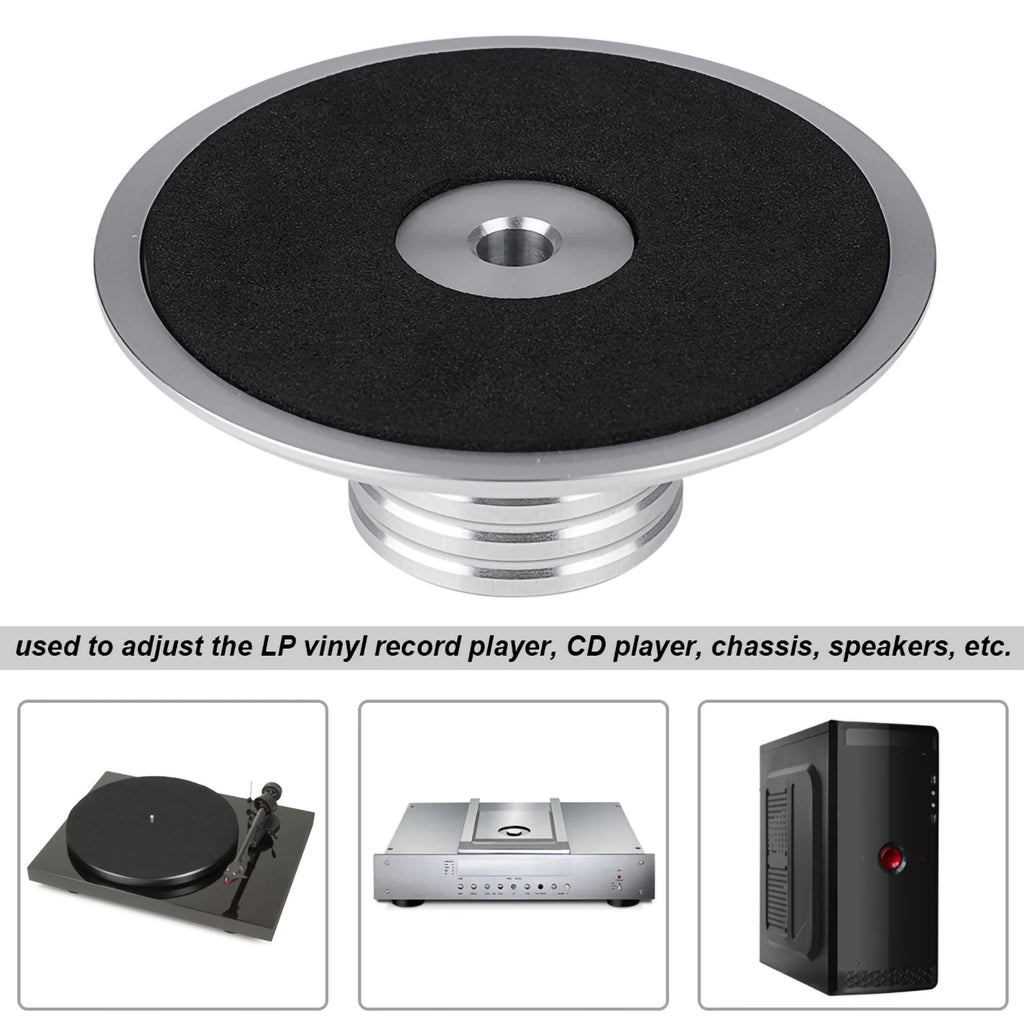 Metal Stabilizer Black Record Weight Clamp LP Vinyl Turntables Disc