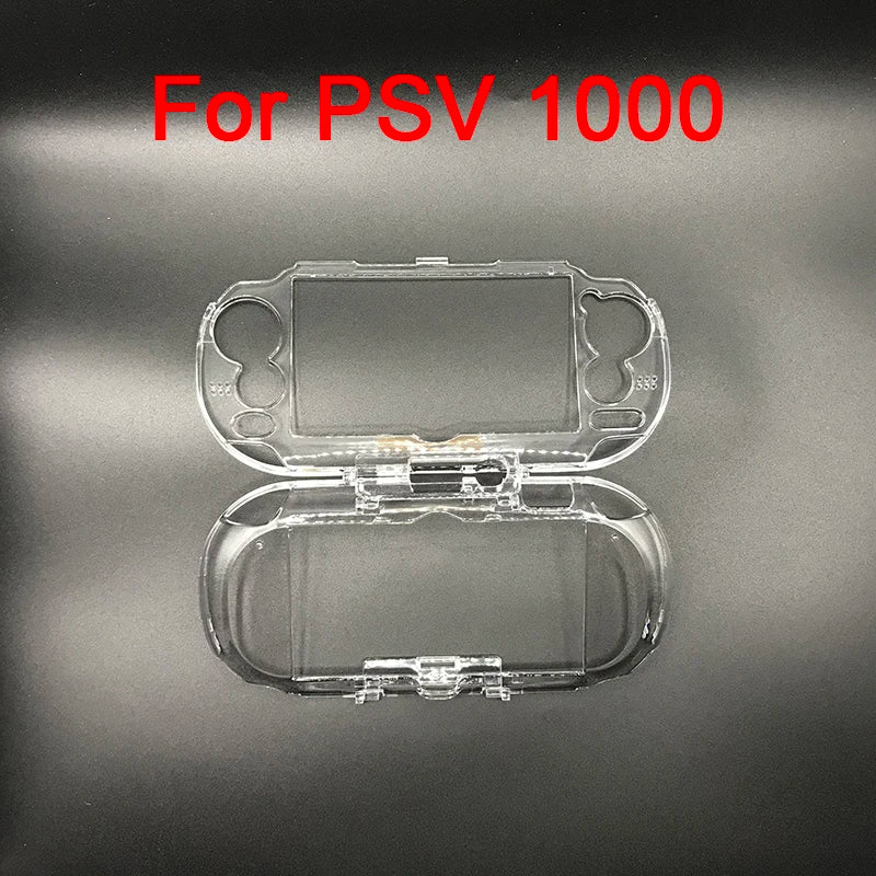1pcs For Nintend NDSL/NDSi/NDSi XL/3DS/3DS XL/NEW 3DS/NEW 3DS XL Console Transparent Plastic Crystal Case Cover Protective Shell Zpaxo For PSV 1000