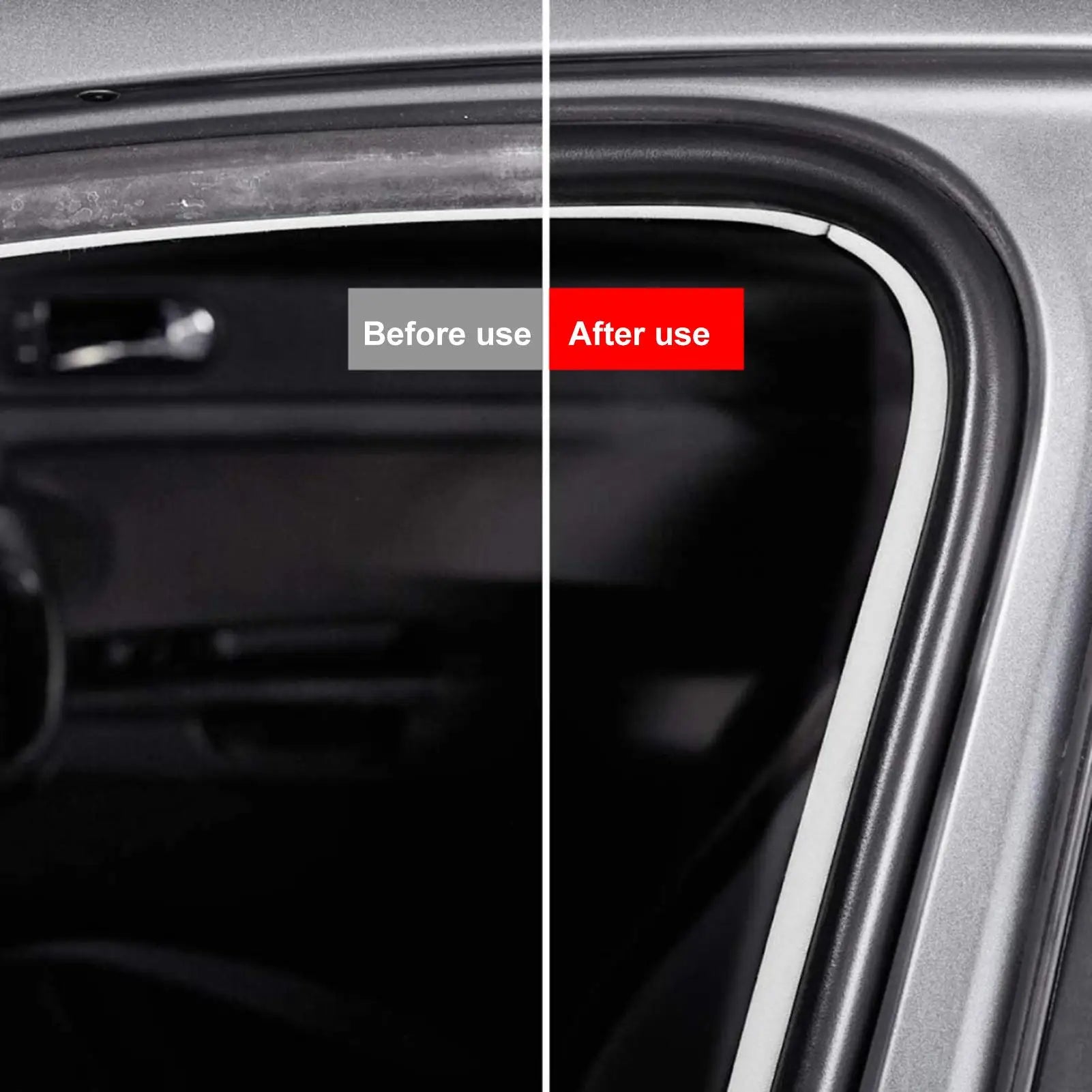 Car Window Rubber Lubricant 100ml Rubber Strip Repair Agent Rubber Seal Softening Agent, Rubber Cleaner for Car Maintenance Zpaxo