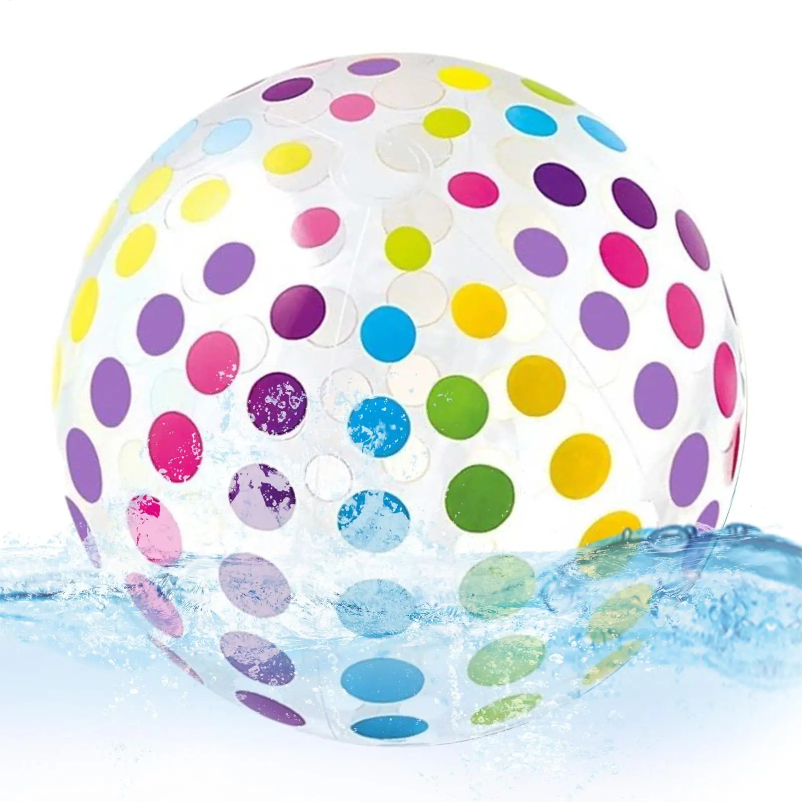 Beach Balls For Kids Blow Up Sports Training Toy Wear-Resistant Portable 16 Inch Beach Ball For Team Sports Party Pool School Zpaxo