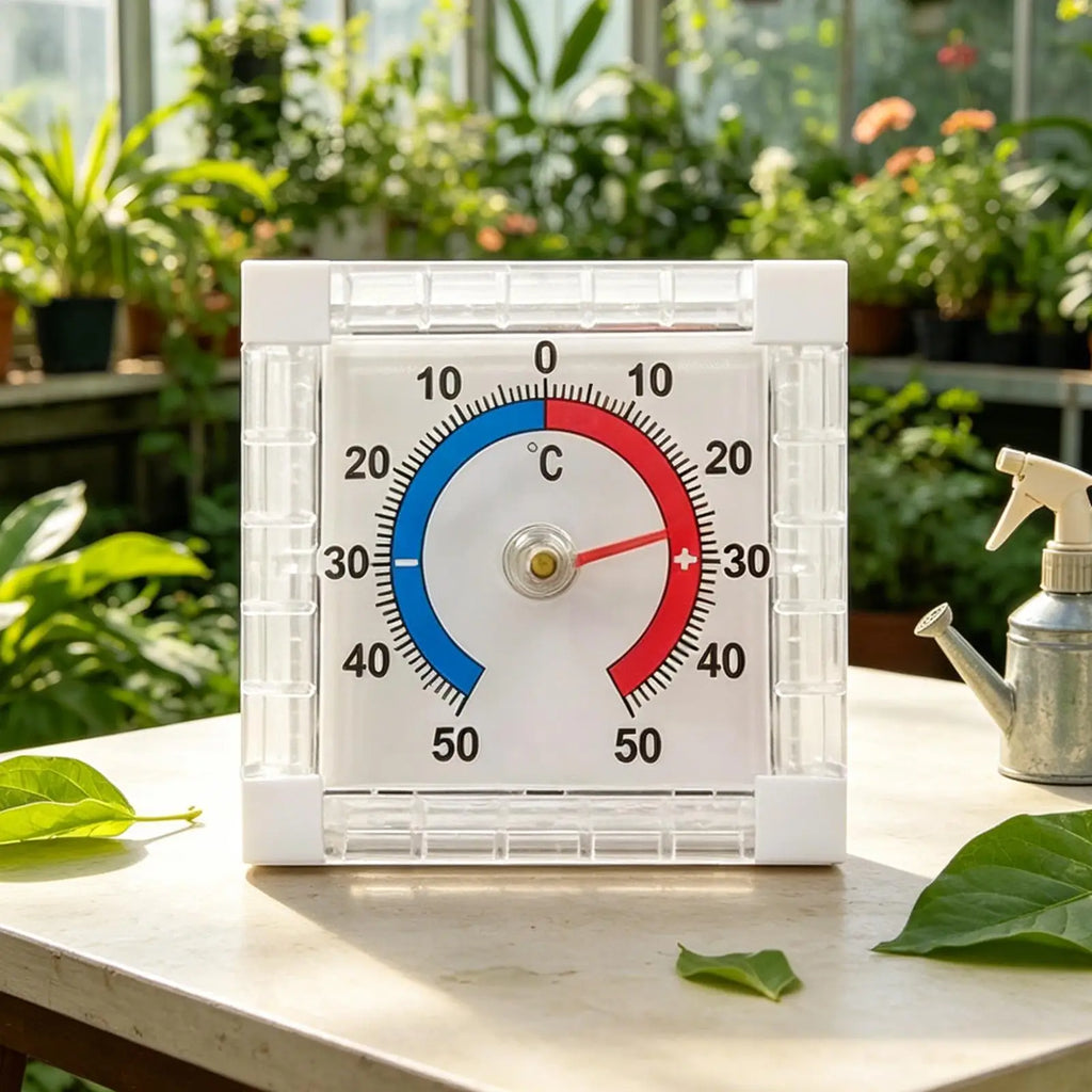 Indoor Outdoor Temperature Gauge Weather Resistant Monitor Meter