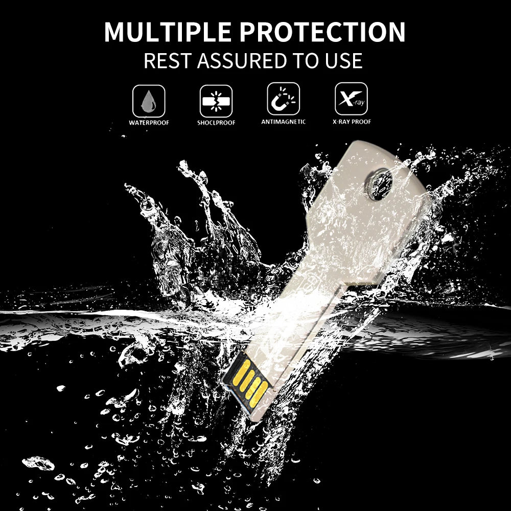 ZSUIT YS 10pcs Custom logo Key 32GB 64GB USB Flash Drive 2.0 Pen Drive 8G 16G Engrave Gifts Memory Stick for Car Storage U Disk Zpaxo