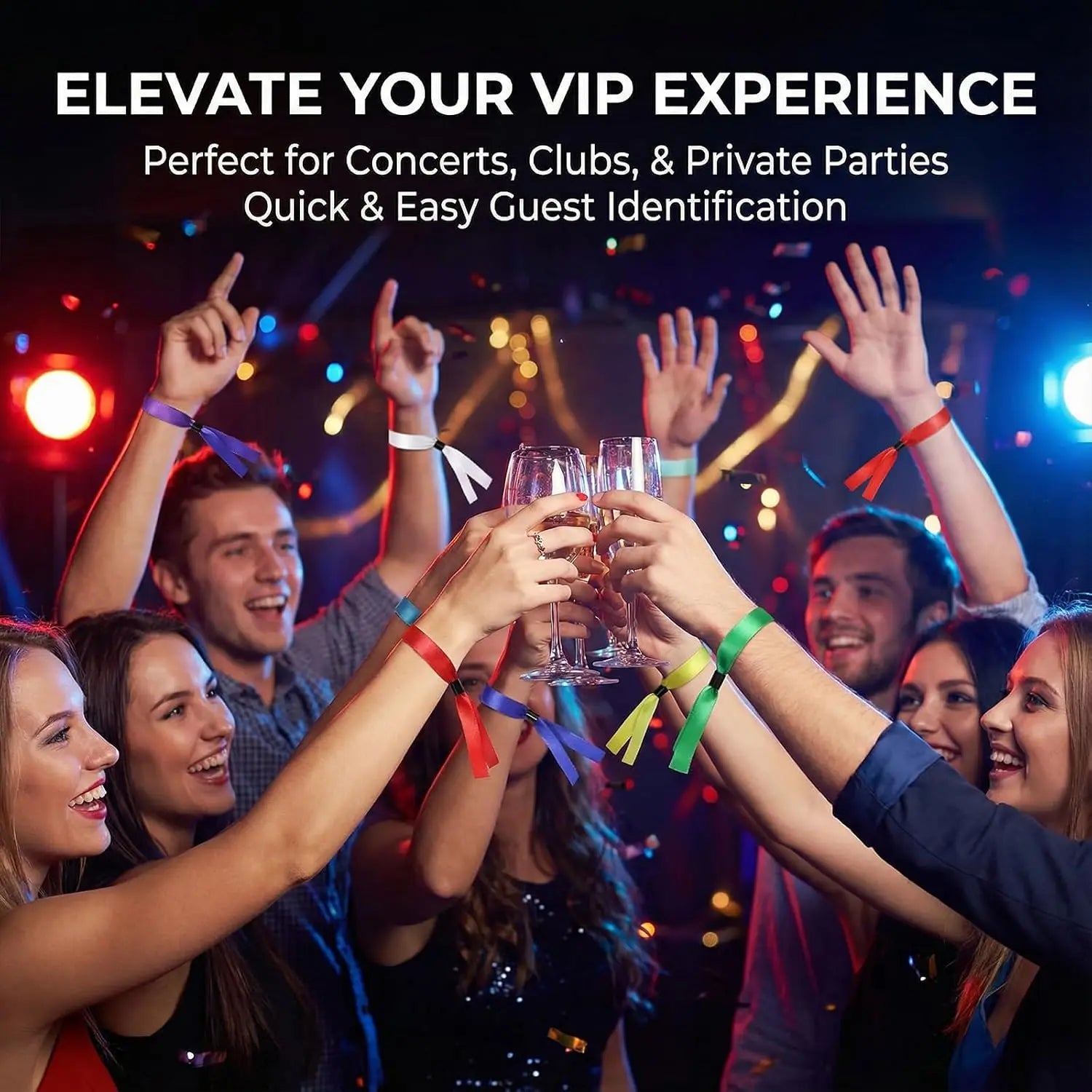Cloth Event Wristband Disposable Fabric Bracelets Party Entrance
