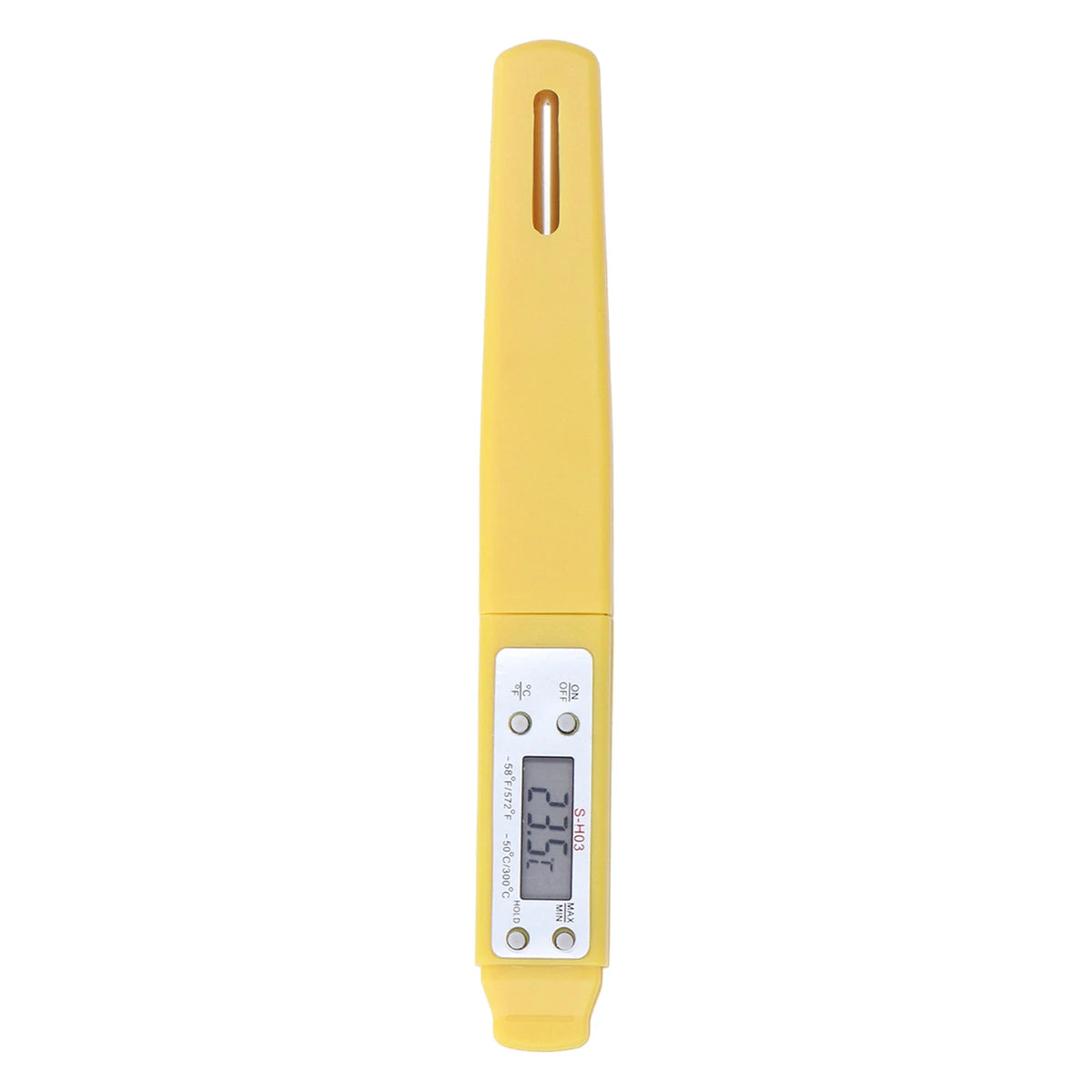 Digital Food Thermometer Automatic Calibration Pen Accuracy Electronic Zpaxo YELLOW