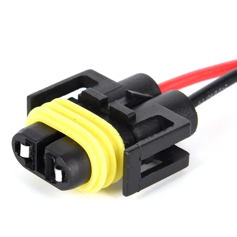 New 2Pcs H8/H9/H11 Wiring Harness Socket Car Wire Connector Cable Plug Adapter for Foglight Head Light Lamp Bulb Light Zpaxo