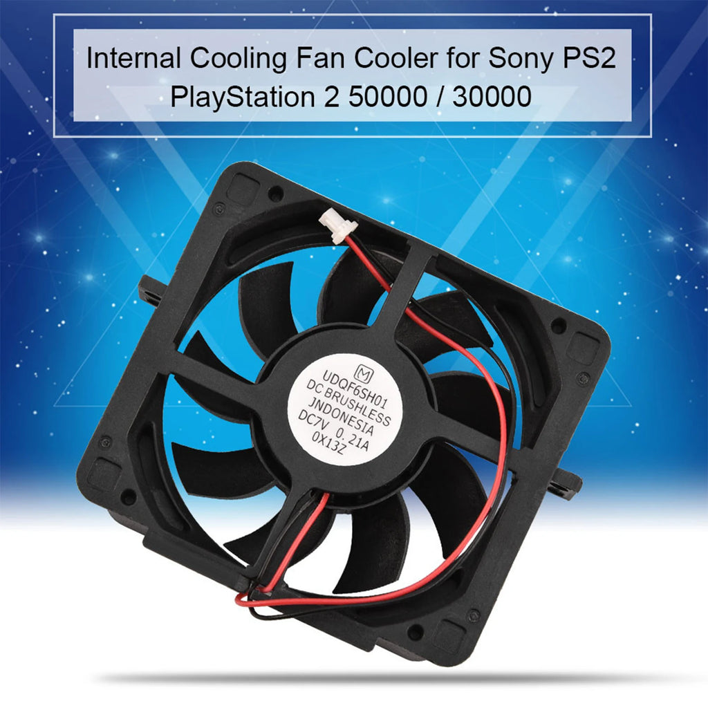 DC 7V Replacement Internal Cooling Fan Cooler Cooling Fan for Sony PS2 PlayStation 2 50000 / 30000 Zpaxo