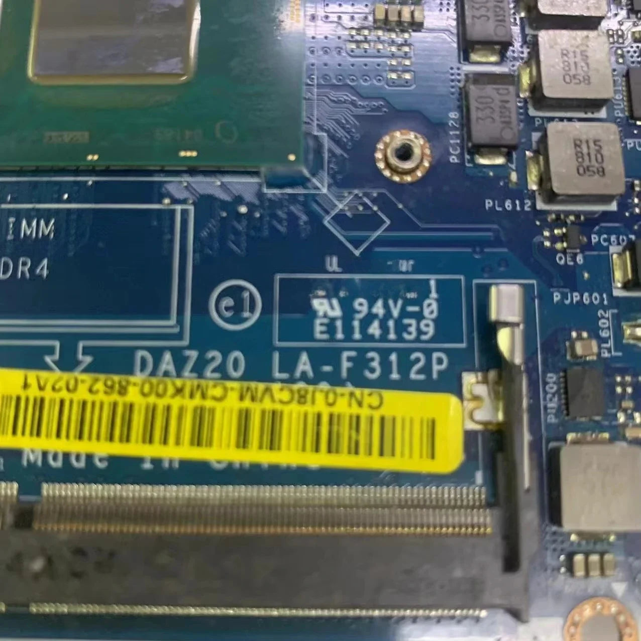 Dell 7290 7390 Laptop Motherboard CN-0J8CVM 0J8CVM J8CVM SR3L8