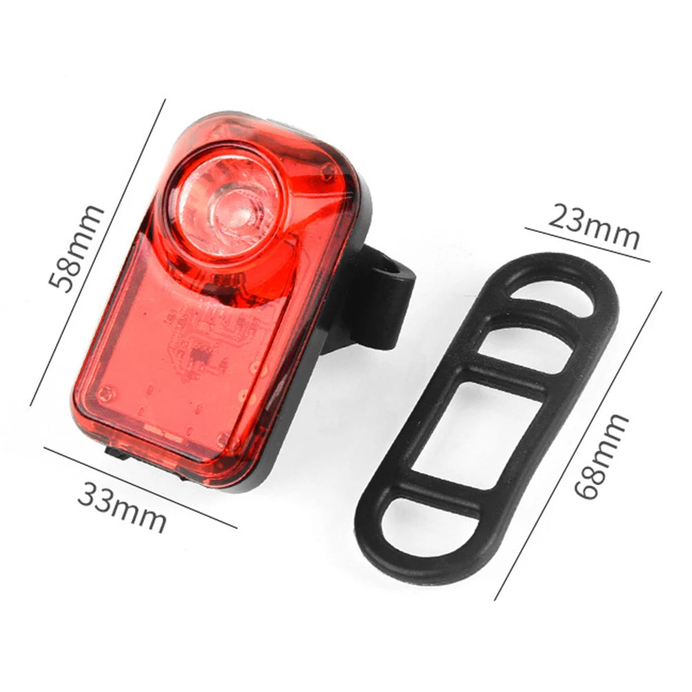 Bicycle Light Rechargeable USB LED Bike Tail Light Waterproof Bicycle Taillight MTB Safety Warning Lamp Cycling Accessories Zpaxo