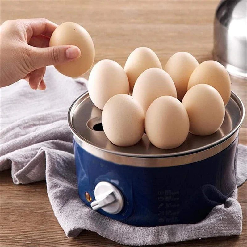 Multi-Function Stainless Steel Double-Layer Egg Cooker – Steamer, Poacher, and Breakfast Maker Egg Boiler Mini Kitchen Appliance Zpaxo