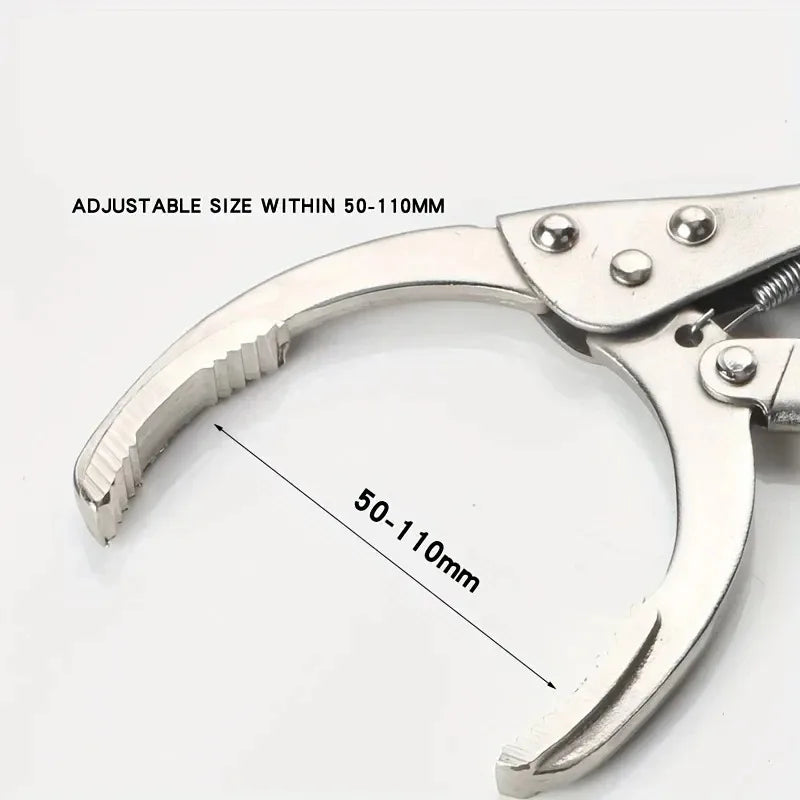 Adjustable Oil Filter Wrench – Multi-Function Engine Clamp Tool Oil Filter Wrench Zpaxo