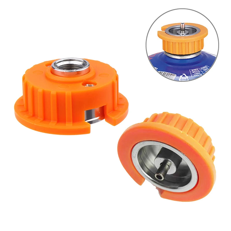 Outdoor Camping Gas Tank Adapter Cassette Interface Threaded Zpaxo