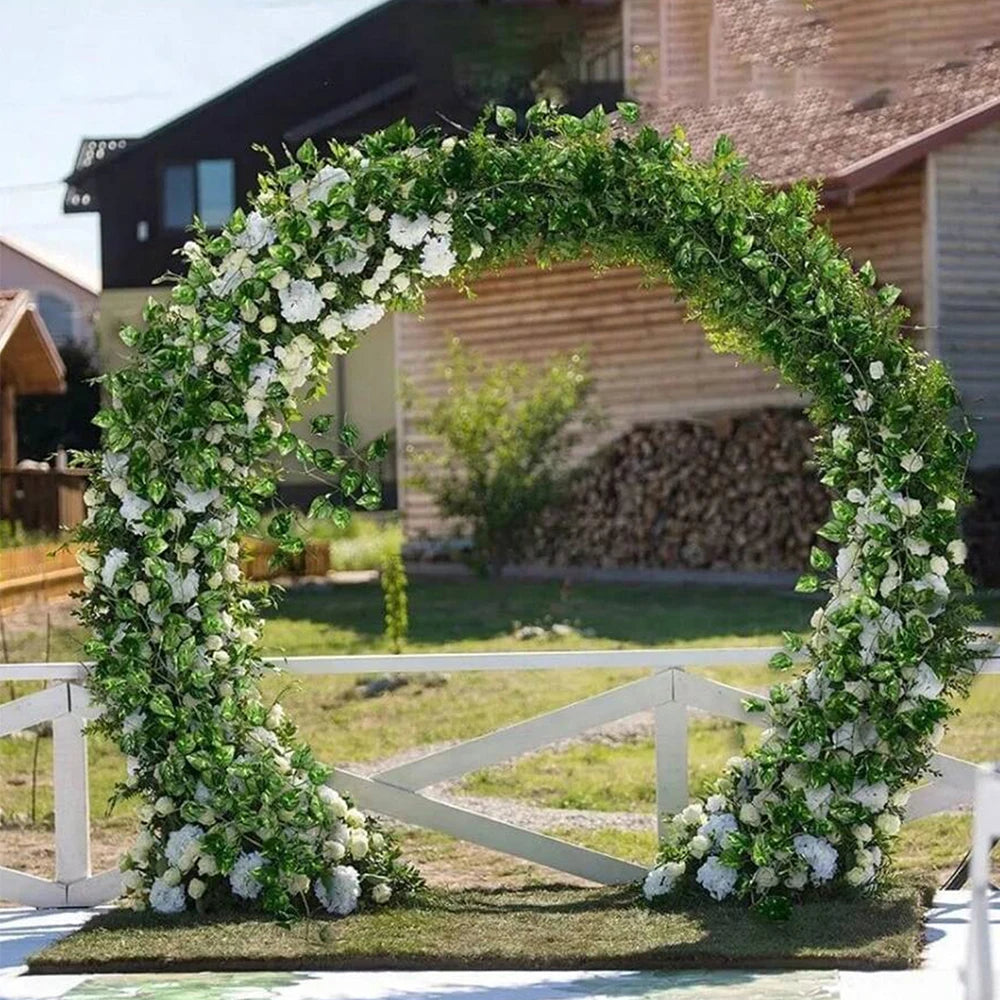 12/24Pcs Artificial Ivy Leaves Greenery Garland Fake Watermelon Vine Hanging Plants for Wedding Party Decoration Zpaxo