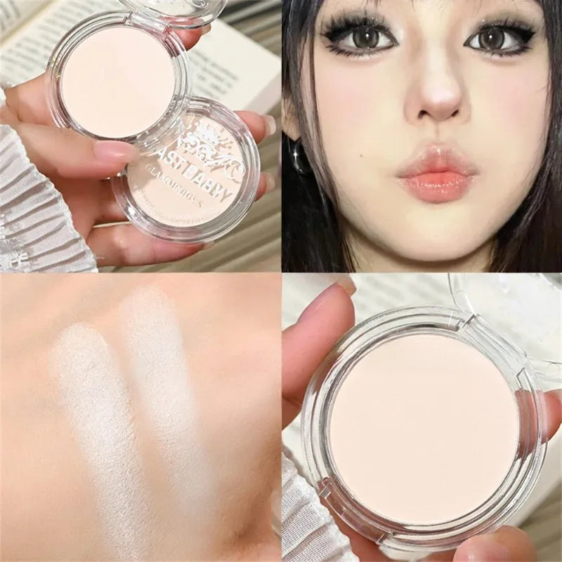 Single Matte Highlighter Palette White Beige Face Nose Brighten Zpaxo 02 Natural