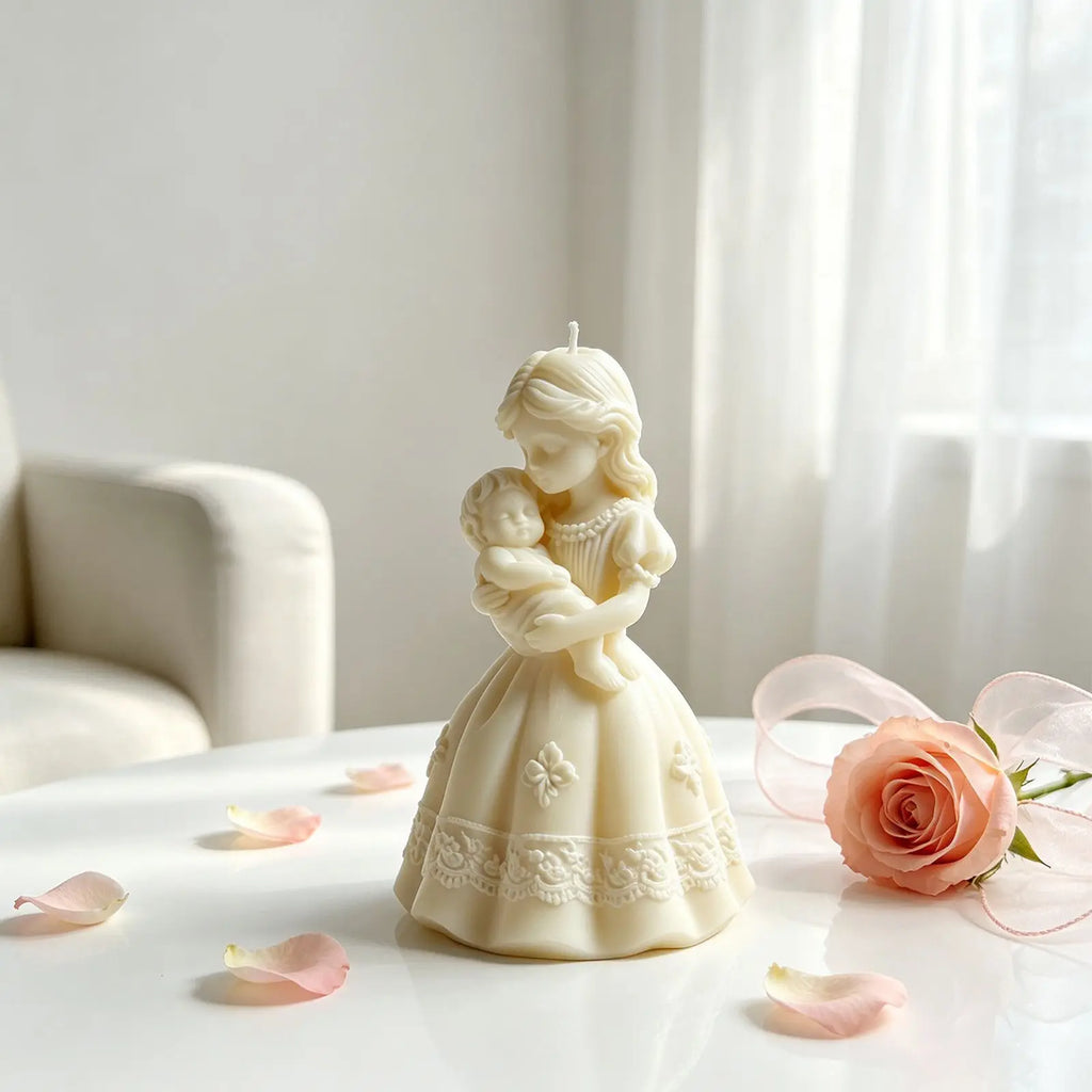 3D Mother & Baby Silicone Mold – Candle Soap Plaster DIY Craft Silicone Craft Mold Zpaxo