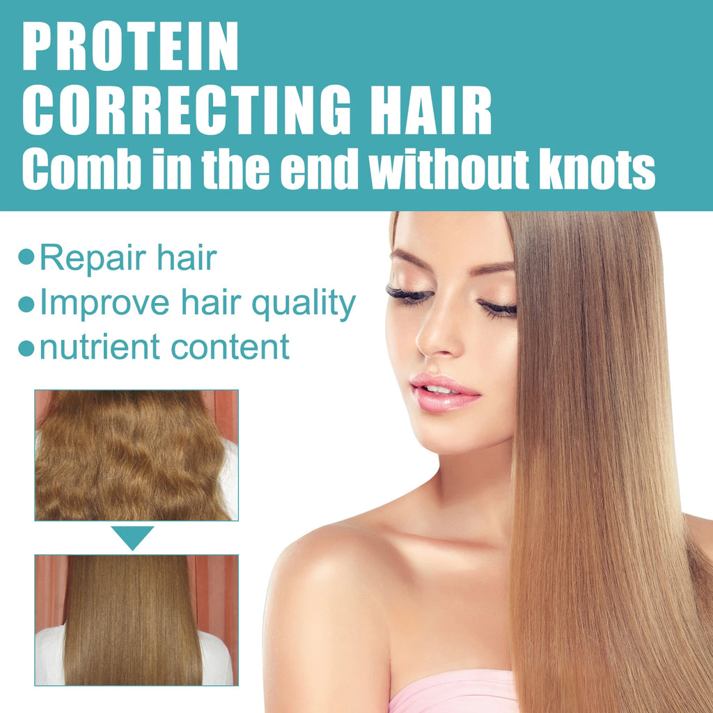 EELHOE Straight Hair Styling Mousse Long Lasting Styling Reduces Hair Frizz Repair Damaged Hair Treatment Cream 60ML Zpaxo