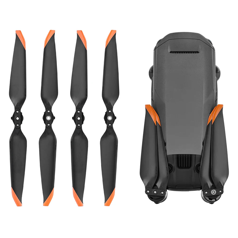 2 Pairs 9453T Propeller Quick Release Foldable Props Blade Light