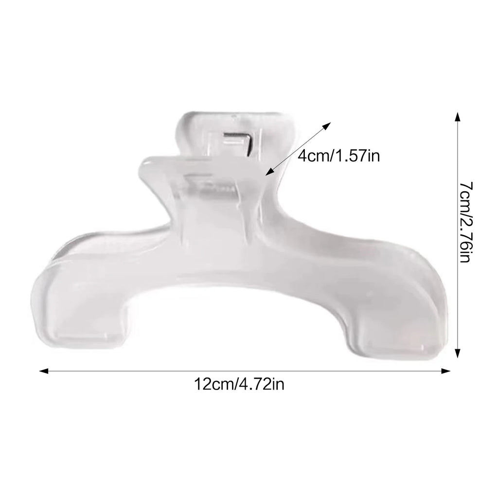 Extra Large Transparent Book Clip Plastic Page Holder for Reading Study Office Classroom Bookmark Stationery Zpaxo