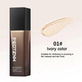 Liquid Foundation Naturally Covers Soft Matte Foundation Base Makeup Moisturizing Concealer CC Cream Makeup Foundation Zpaxo Ivory white