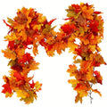 Autumn Maple Leaf Garland Artificial Hanging Vine Thanksgiving