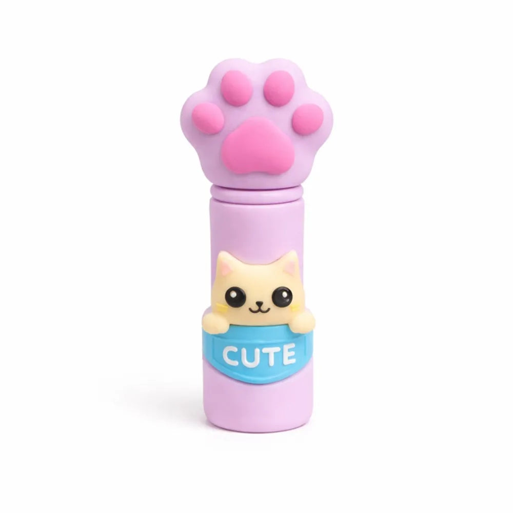 Mini Refillable Perfume Bottle Changing Cat Paw Shape Spray Portable Zpaxo Purple