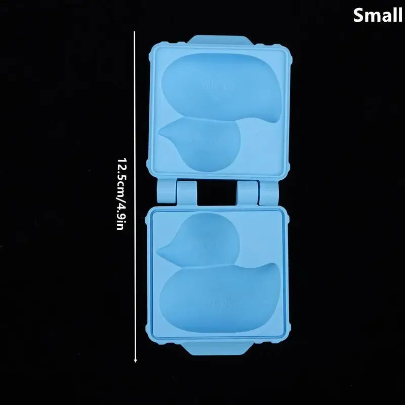 Cartoon Cute Duck Shaped Rice Mold Maker Clip Children Outdoor Plastic Duck Rice Mold DIY Maker Sushi Mold Kitchen Gadget Zpaxo Small Blue