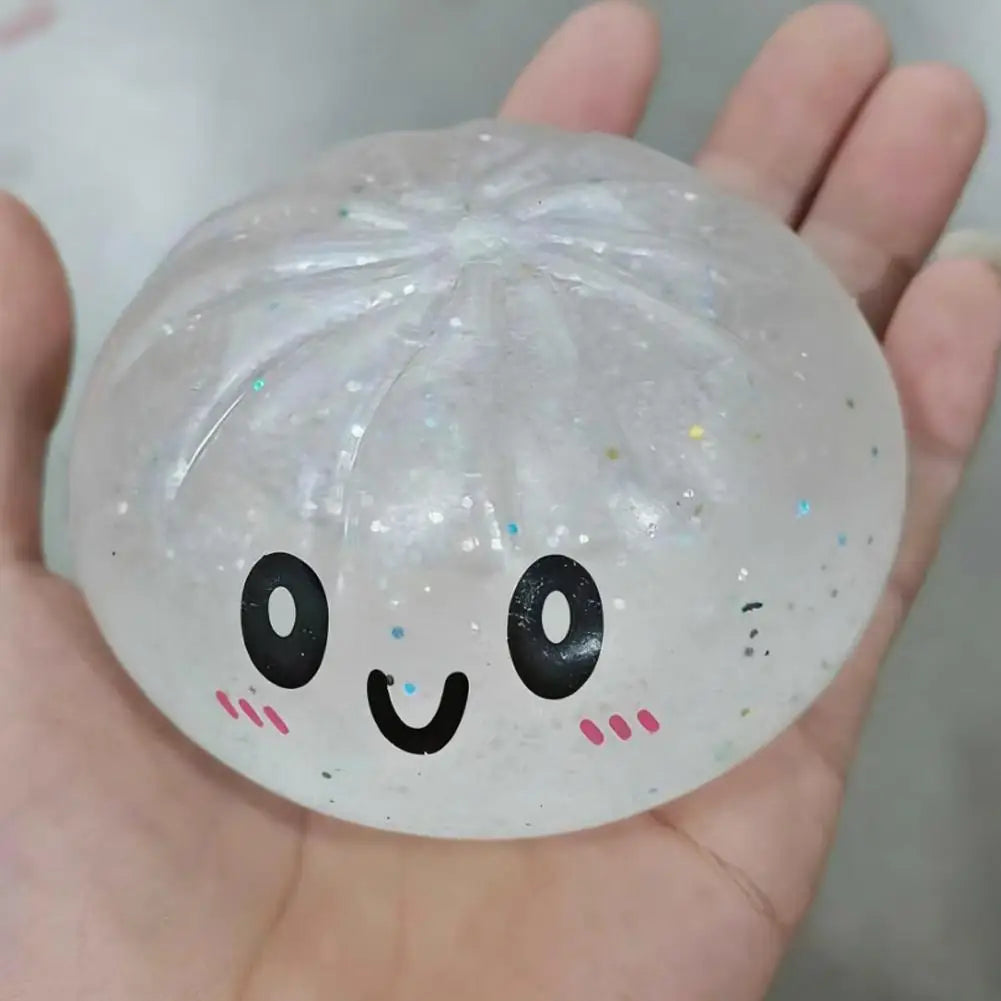 Simulation Flash Dumpling Pressure Ball Stress Relief Reusable Low Rebound Decompression Toys Children Squeezable Toys Zpaxo