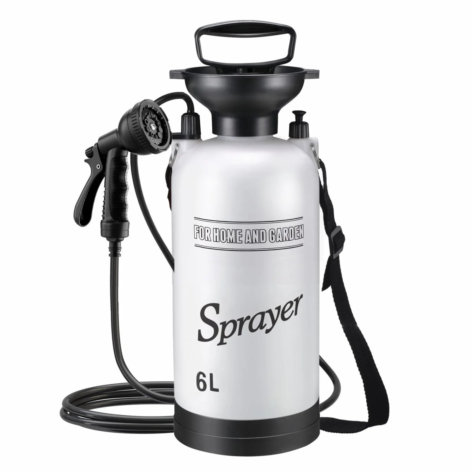 Camp Shower with 3 Meter Long Hose Portable Shower Multi-Functional Shower Pump for Hiking Traveling Garden Beach Pet Zpaxo 6l