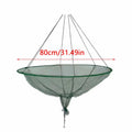 Hoop Net Fishing Round Crab Hoop Net Fishing Bridge Net Drastring Cast Nets For Fishing Collapsibles Catfish Net For Outdoor Zpaxo 80cm