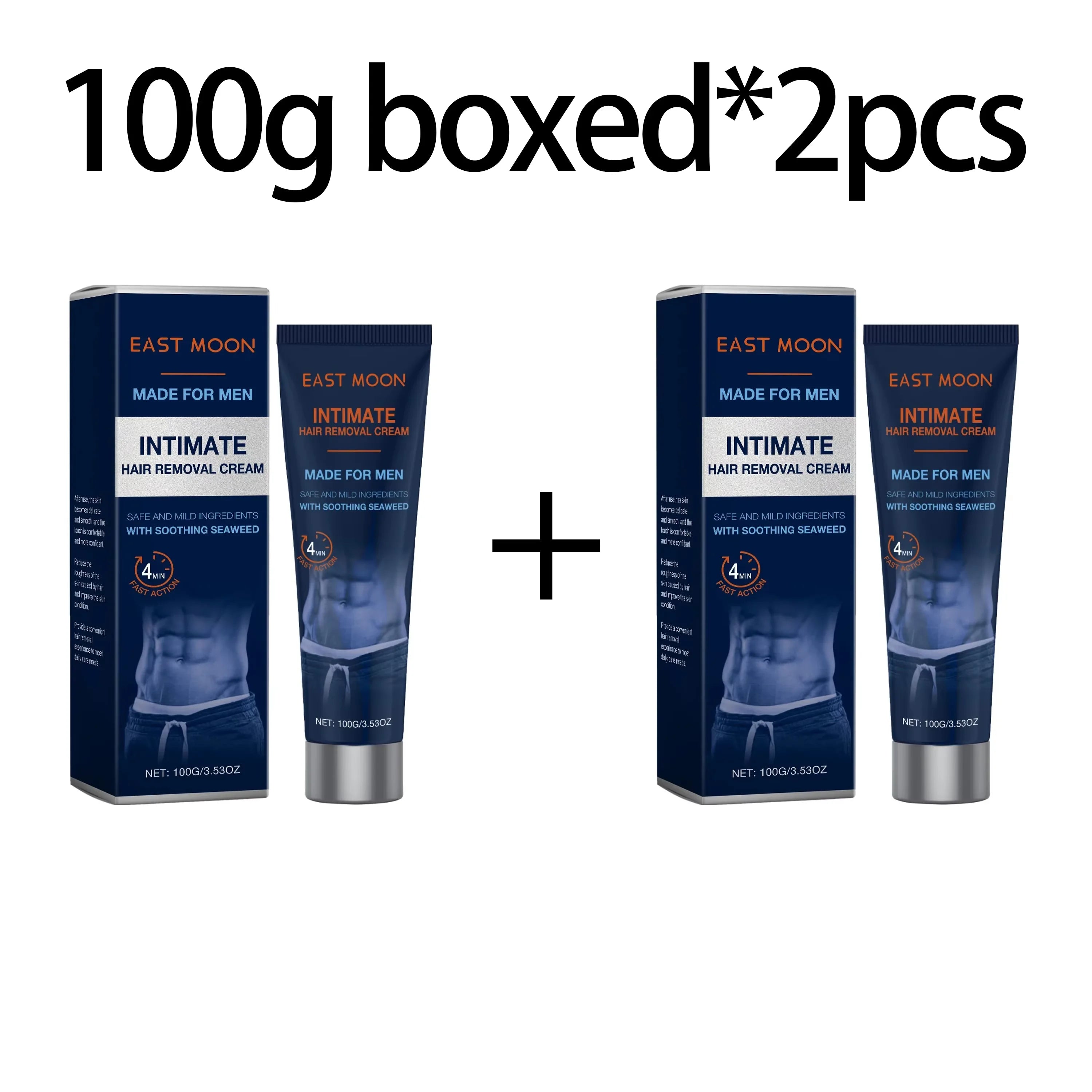 Men Hair Removal Cream Non-Irritating Whole Body Beard Depilatory Moisturizing Nourishing Skin Care for Smooth Comfortable Zpaxo 2pcs