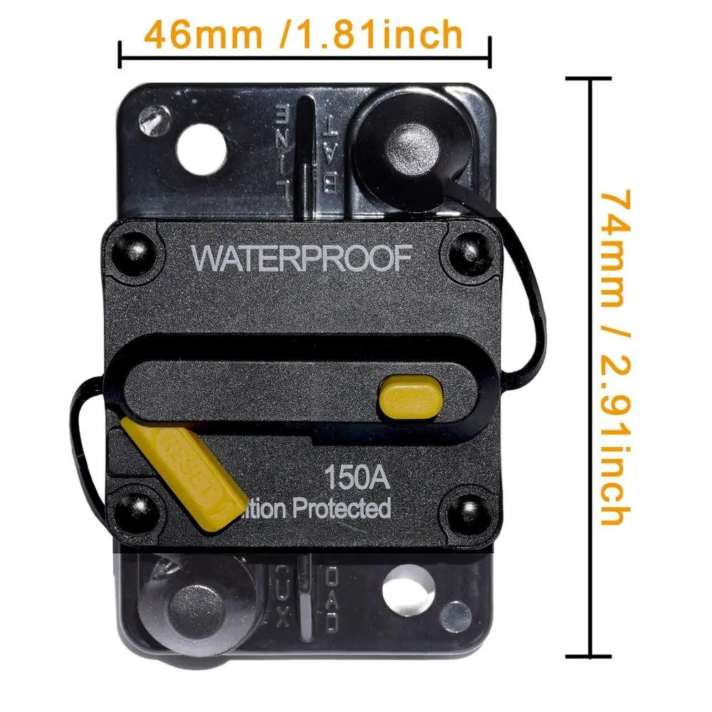 12V/48V Car Battery Disconnect Switch Switch Protector Battery Terminal Power Cut Off Switches Quick Cut-off Durable Zpaxo