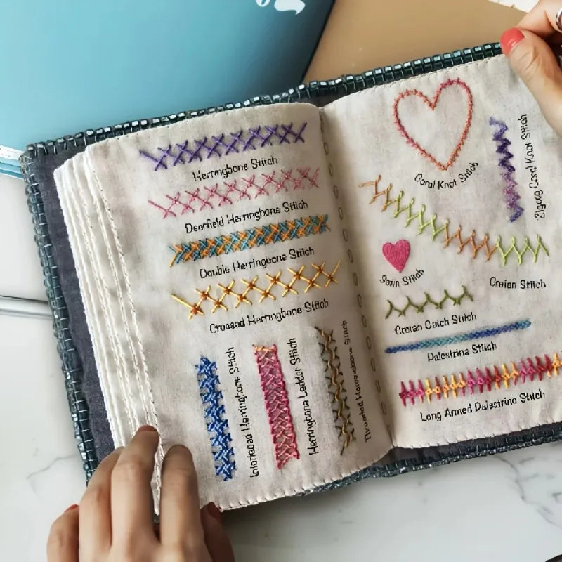 Embroidery Books Stitch DIY Sewing