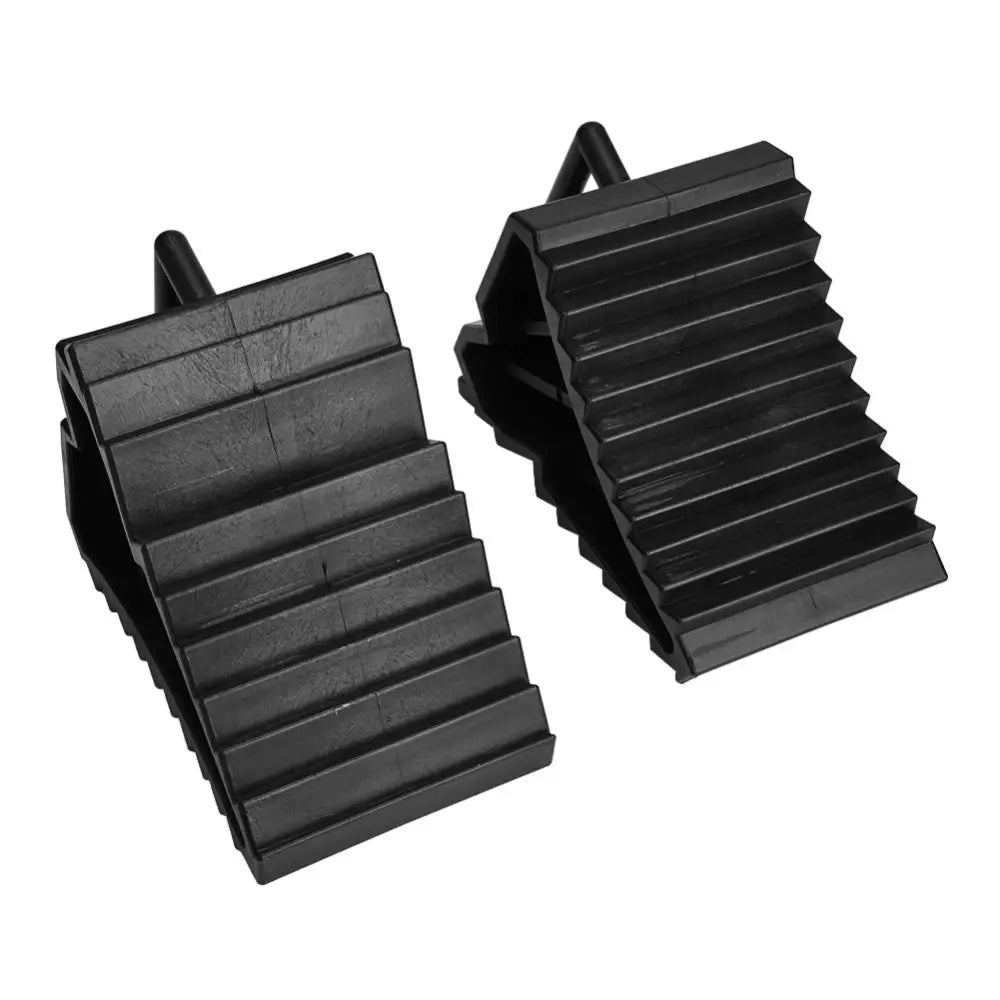 Handles Portable Wheel Chock Plastic Base Heavy Duty Stopper Non Slip Zpaxo