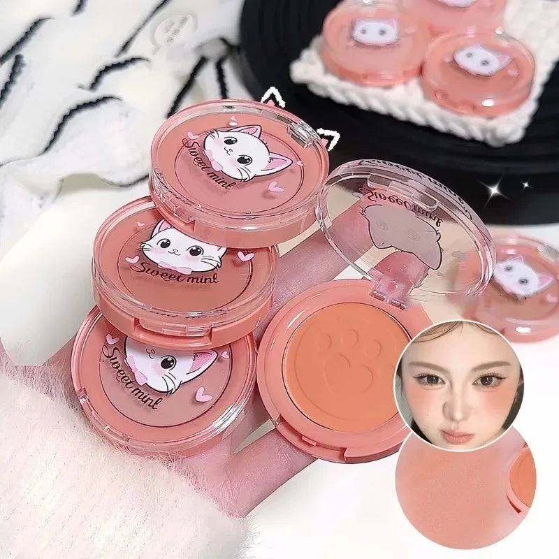 Three Dimensional Relief Blush Natural Tender Delicate Makeup Peach