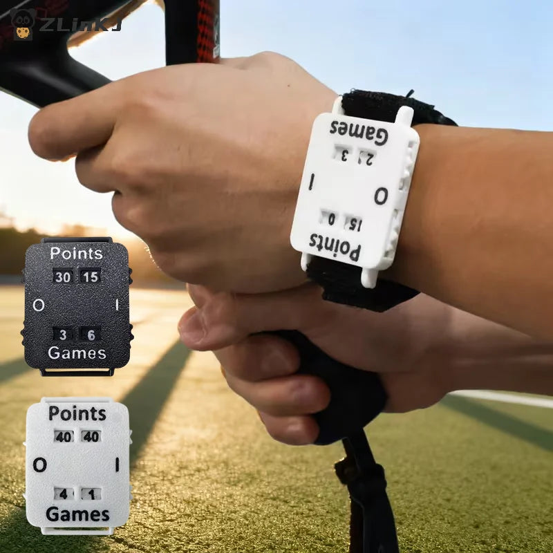 ▶1Pcs Portable Cricket/Tennis/Padel Scorer Wristband Instant Score Tracker No Memory Loss Suitable For Referees, Players Zpaxo