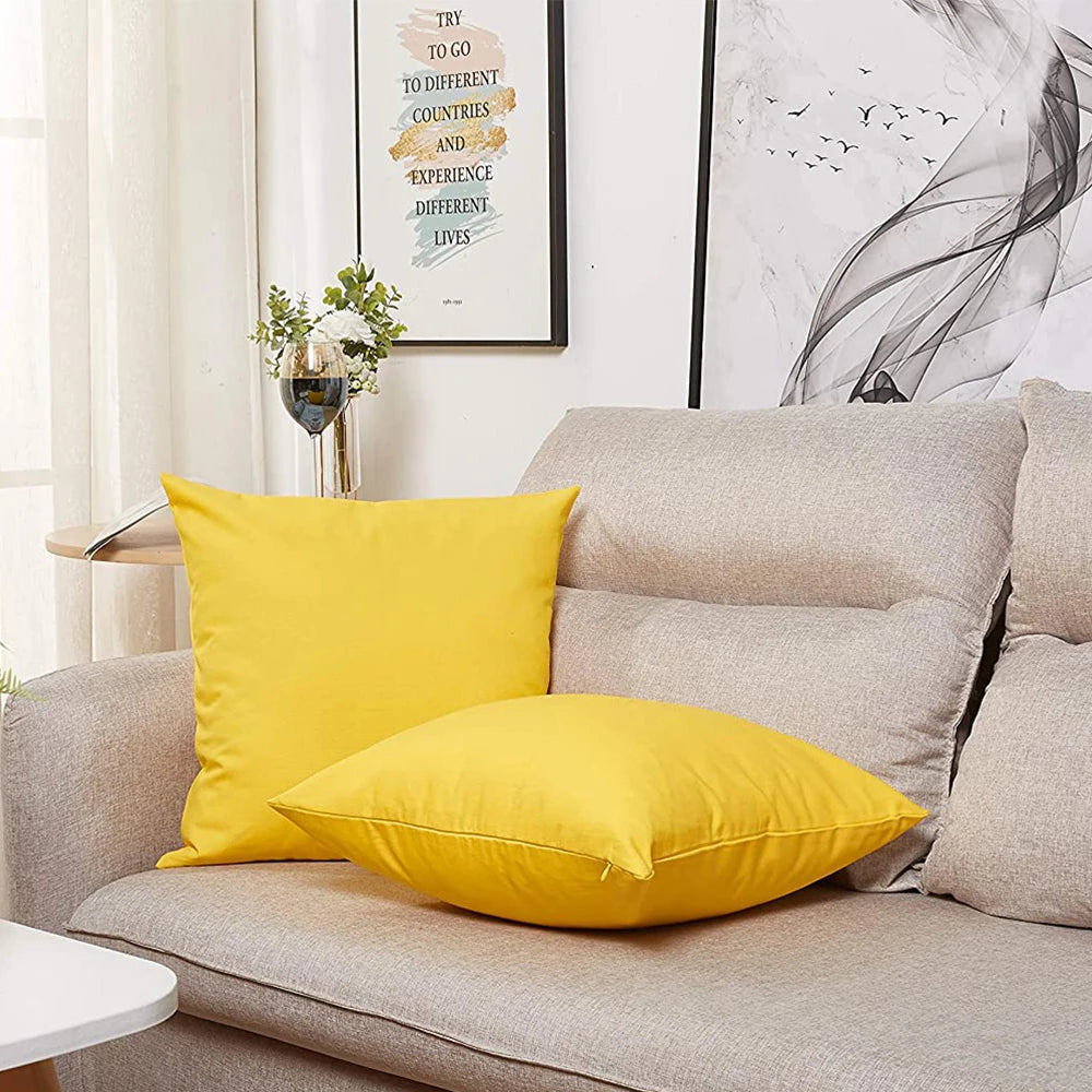 Cushion Cover Pillow Cover Linen Pillowcase for Sofa Living Room Outdoor 45*45cm Home Decor Zpaxo