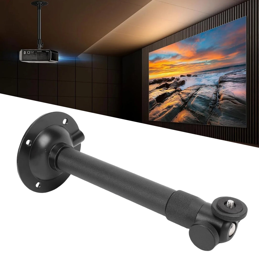 Ceiling Wall Projector Mount Bracket for TMY Projectors Universal 7.9 to 15.7in Length Adjustable 360° Rotation 90° Tilt Zpaxo